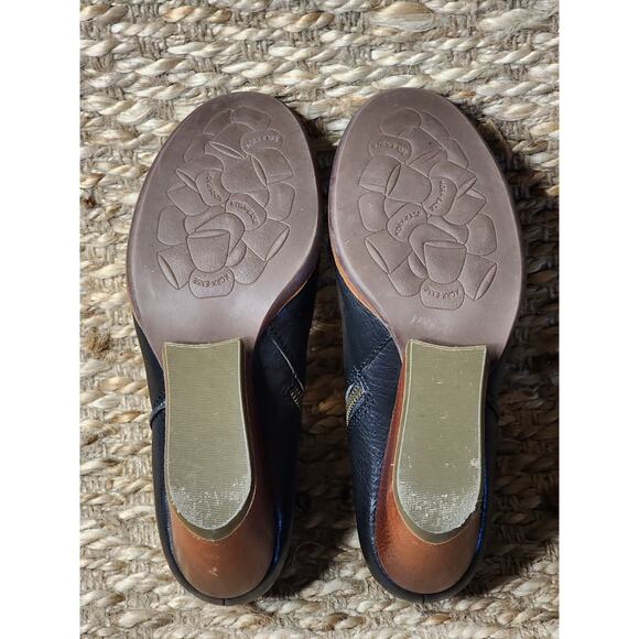 Kork-Ease Women's 6.5M Natalya Ankle Boots Black Leather Wedge Zip Booties - Picture 12 of 13